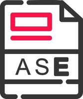 ASE Creative Icon Design vector