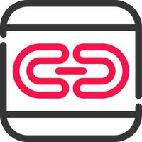 Link Creative Icon Design vector