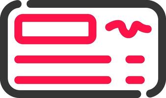 Money Check Creative Icon Design vector