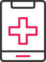 Medical Phone Creative Icon Design vector