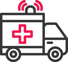 Ambulance Creative Icon Design vector