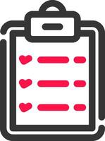 Line Two Color Design vector