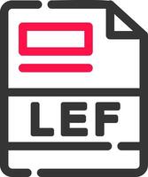 LEF Creative Icon Design vector