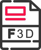 F3D Creative Icon Design vector