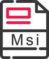 Msi Creative Icon Design vector