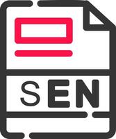 SEN Creative Icon Design vector