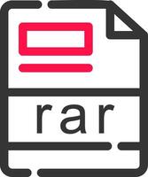 rar creativo icono diseño vector