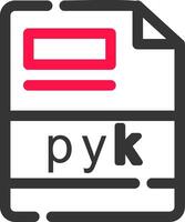 pyk Creative Icon Design vector