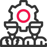 Line Two Color Design vector