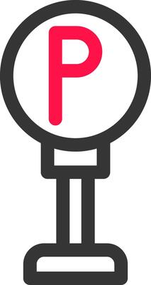 Parking Sign Creative Icon Design