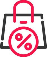 Bag Creative Icon Design vector