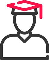 Student Creative Icon Design vector