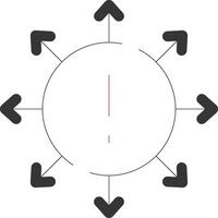 Diversification Creative Icon Design vector