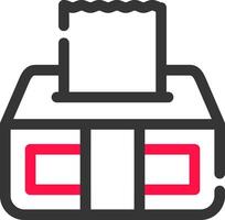 Tissue Paper Creative Icon Design vector
