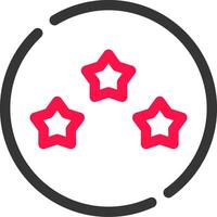 Line Two Color Design vector