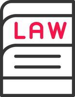 Law Book Creative Icon Design vector