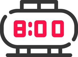 Digital Clock Creative Icon Design vector