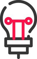 Bulb Creative Icon Design vector