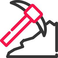 Mining Creative Icon Design vector