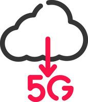 5G Download Creative Icon Design vector