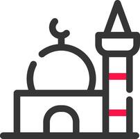 Mosque Creative Icon Design vector