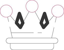 Crown Creative Icon Design vector