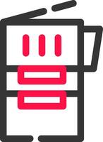 Copy Machine Creative Icon Design vector