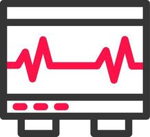 electrocardiograma creativo icono diseño vector