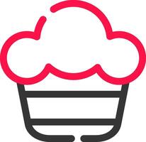 Muffin Creative Icon Design vector