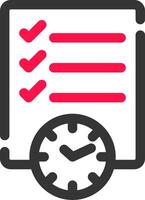 Line Two Color Design vector