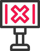 Railroad Crossing Creative Icon Design vector