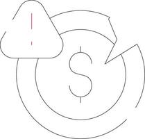 Line Two Color Design vector