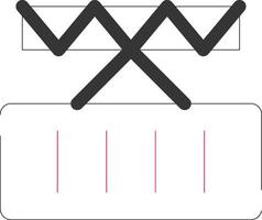 Crane Creative Icon Design vector