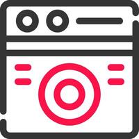 Washing Machine Creative Icon Design vector