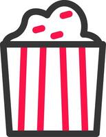 Popcorn Creative Icon Design vector