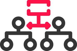 Labeled Hierarchy Creative Icon Design vector