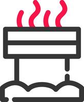 Chimney Creative Icon Design vector