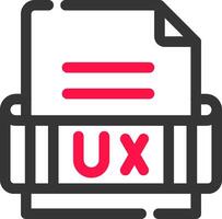 Ux Format Creative Icon Design vector