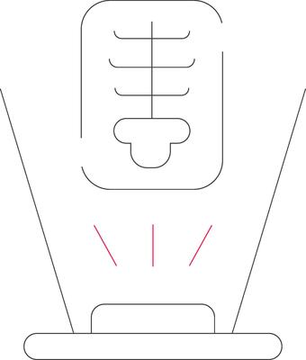 Virtual X Ray Creative Icon Design