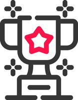 Trophy Creative Icon Design vector