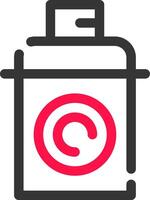 Spray Paint Creative Icon Design vector
