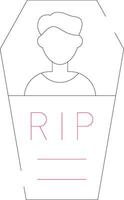 People Coffin Creative Icon Design vector