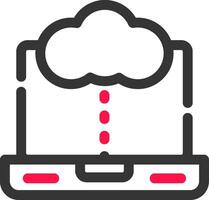 diseño de icono creativo de nube vector