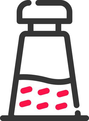 Salt And Pepper Creative Icon Design