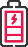 Charging Battery Creative Icon Design vector