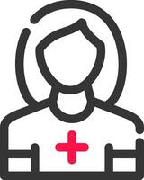 Nurse Creative Icon Design vector