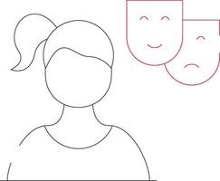 Drama Creative Icon Design vector