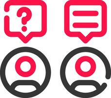 Discussion Creative Icon Design vector