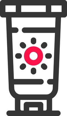 Sunscreen Creative Icon Design