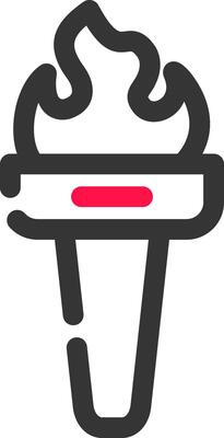 Pirates Torch Creative Icon Design